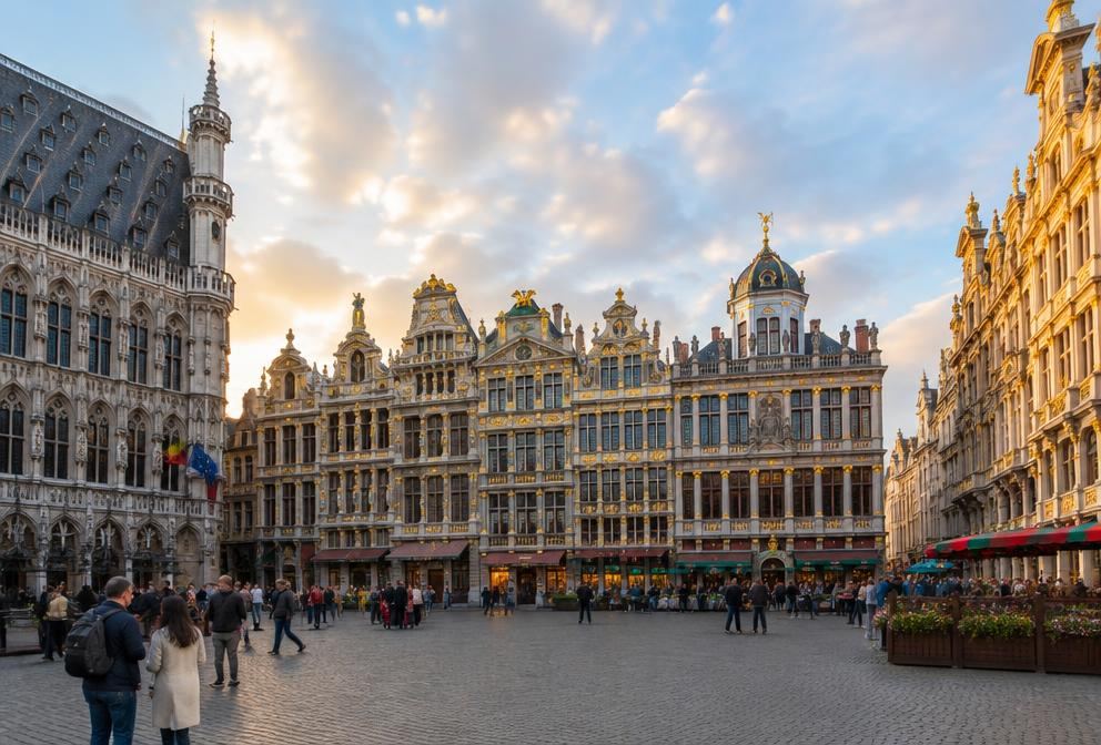 The Grand Place square in Brussels