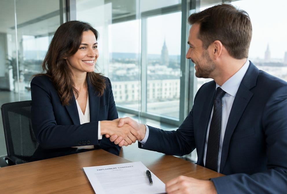 Professionals in a business meeting