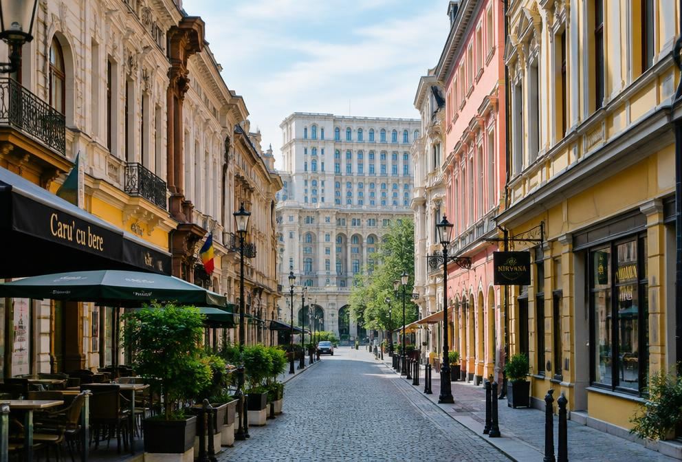 The Palace of the Parliament in Bucharest