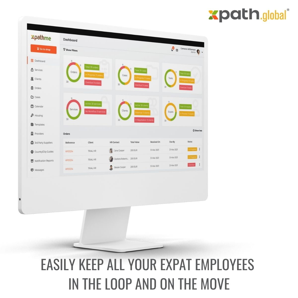 Enjoy great case-tracking capabilities with xpath.global digital ecosystem