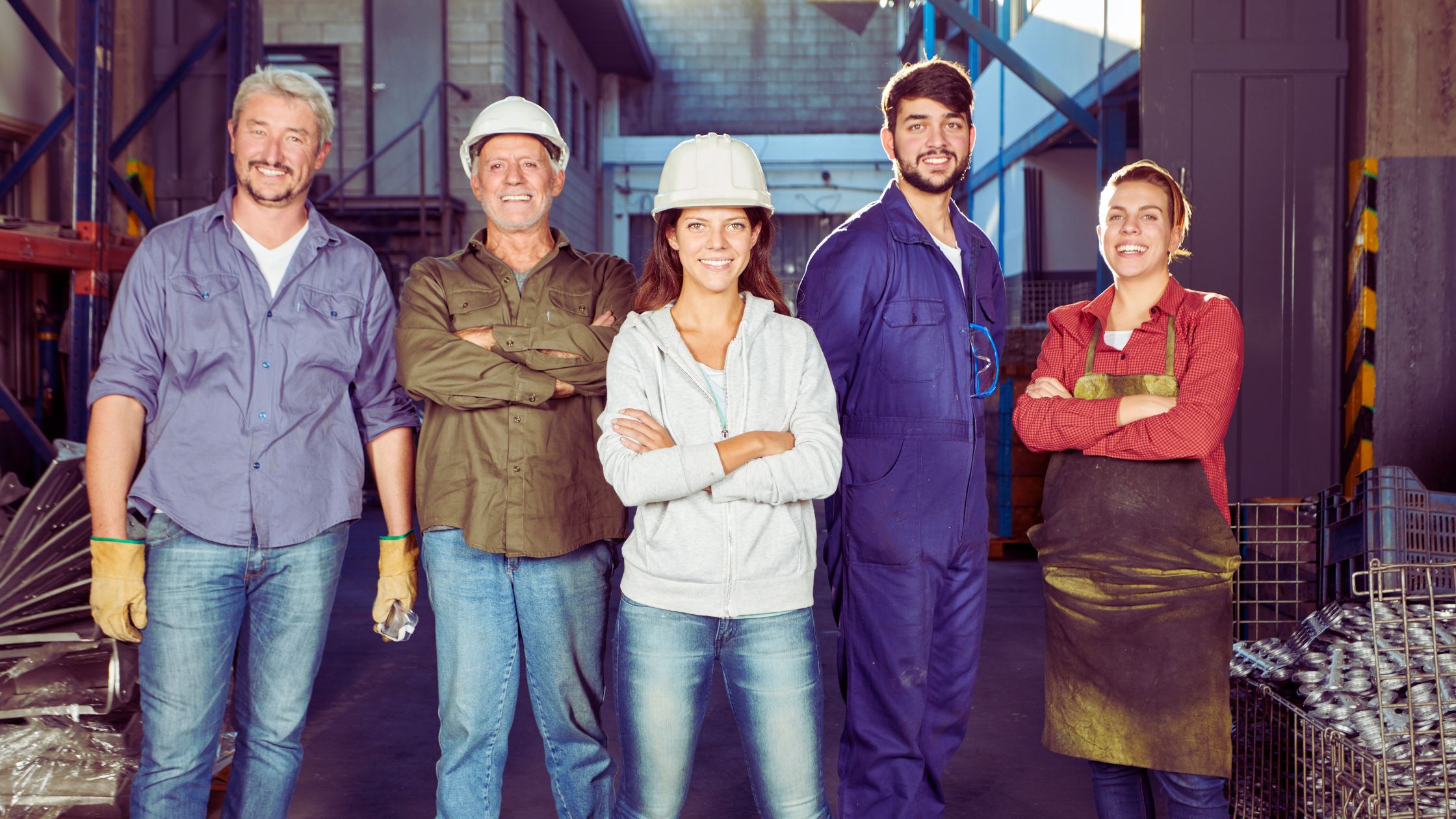 blue collar workers abroad france