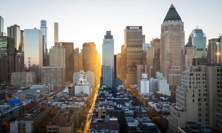 high rise buildings city scape photography